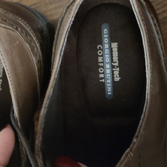 Giorgio Brutini sz 10.5 brown dress shoes - Picture 2 of 6